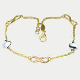 Pulsera Infinito Oro 14K